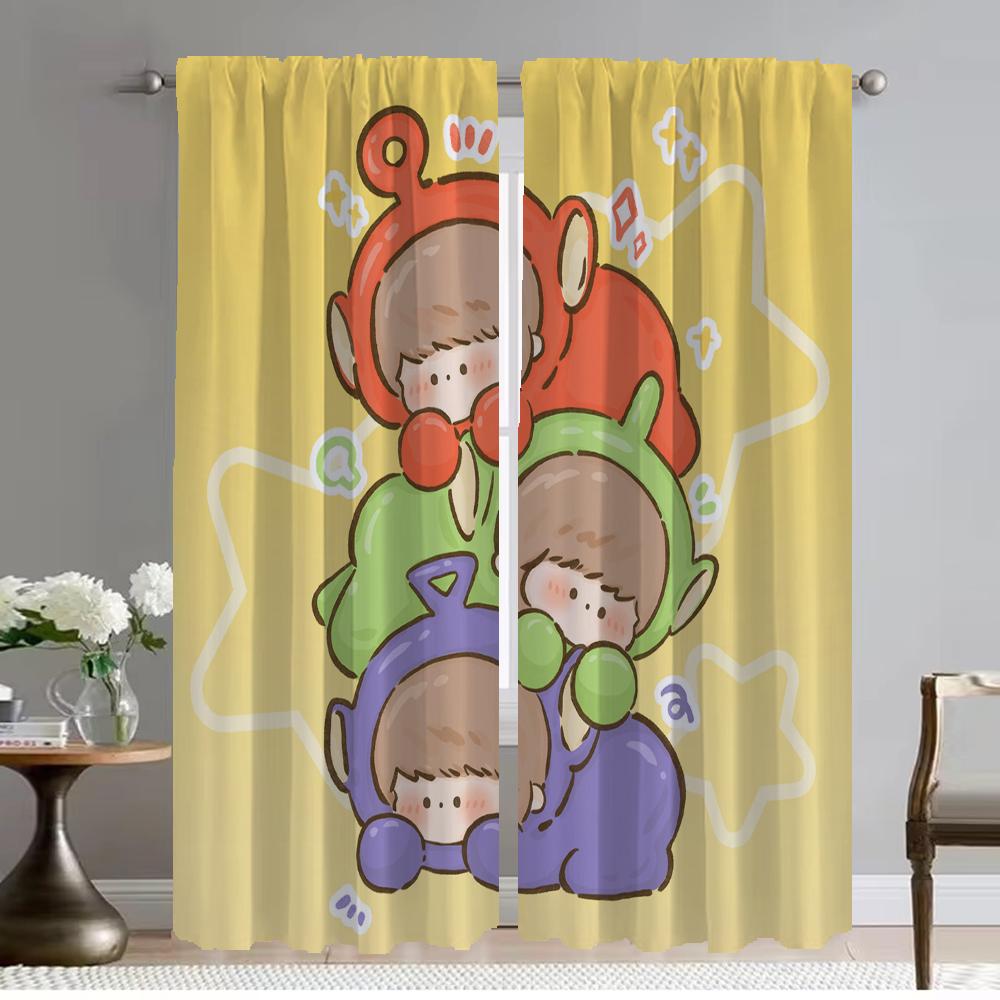 Anti-mosquito Curtains 2 Pieces Rorojump Tulle for Bedroom Blackout Curtain Shades Curtains Child Room Partition Living Kitchen
