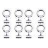 Pack Of 8 Awning Track Stopper, 304 Stainless Steel Awning Stopper For Pipe Track, Caravan, RV, Camper, Boat