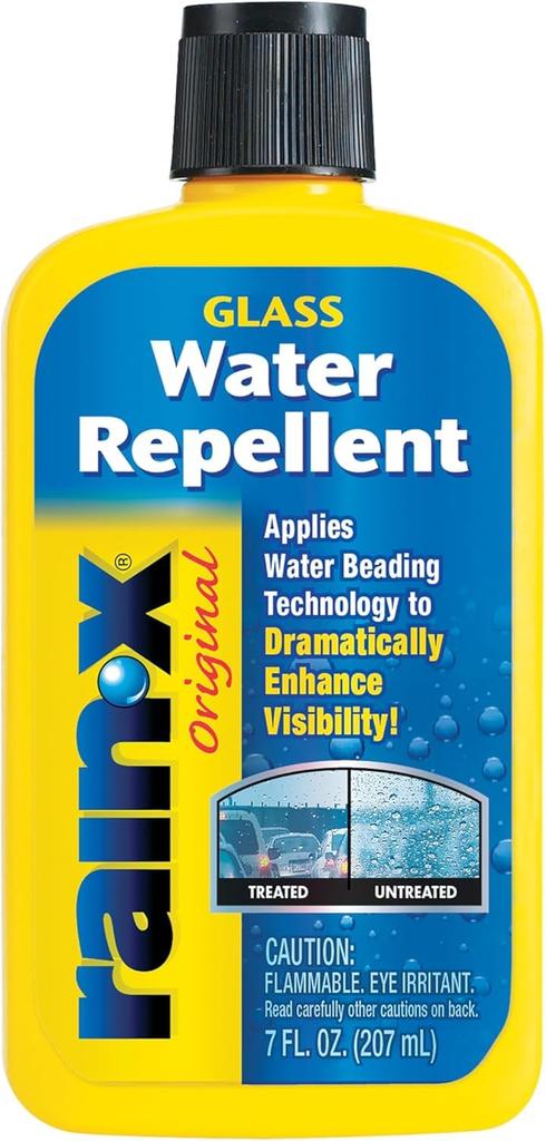 Original Glass Water 207ml A Treatment for Exterior Windows That Improves Visibility In All Weather Including Rain-X Repellent, (Product Code