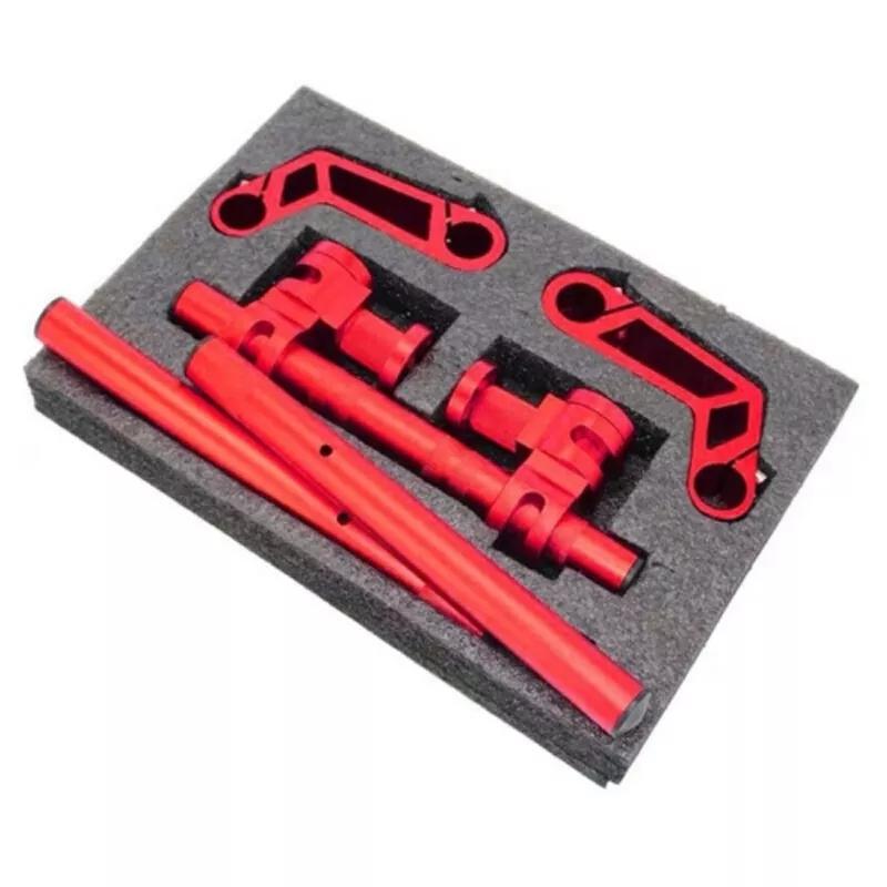 

22 мм мотоциклетный ЧПУ алюминиевый балансировочный разделительный стержень руль рычаг прочности комплект аксессуары для модификации мотоцикла красный