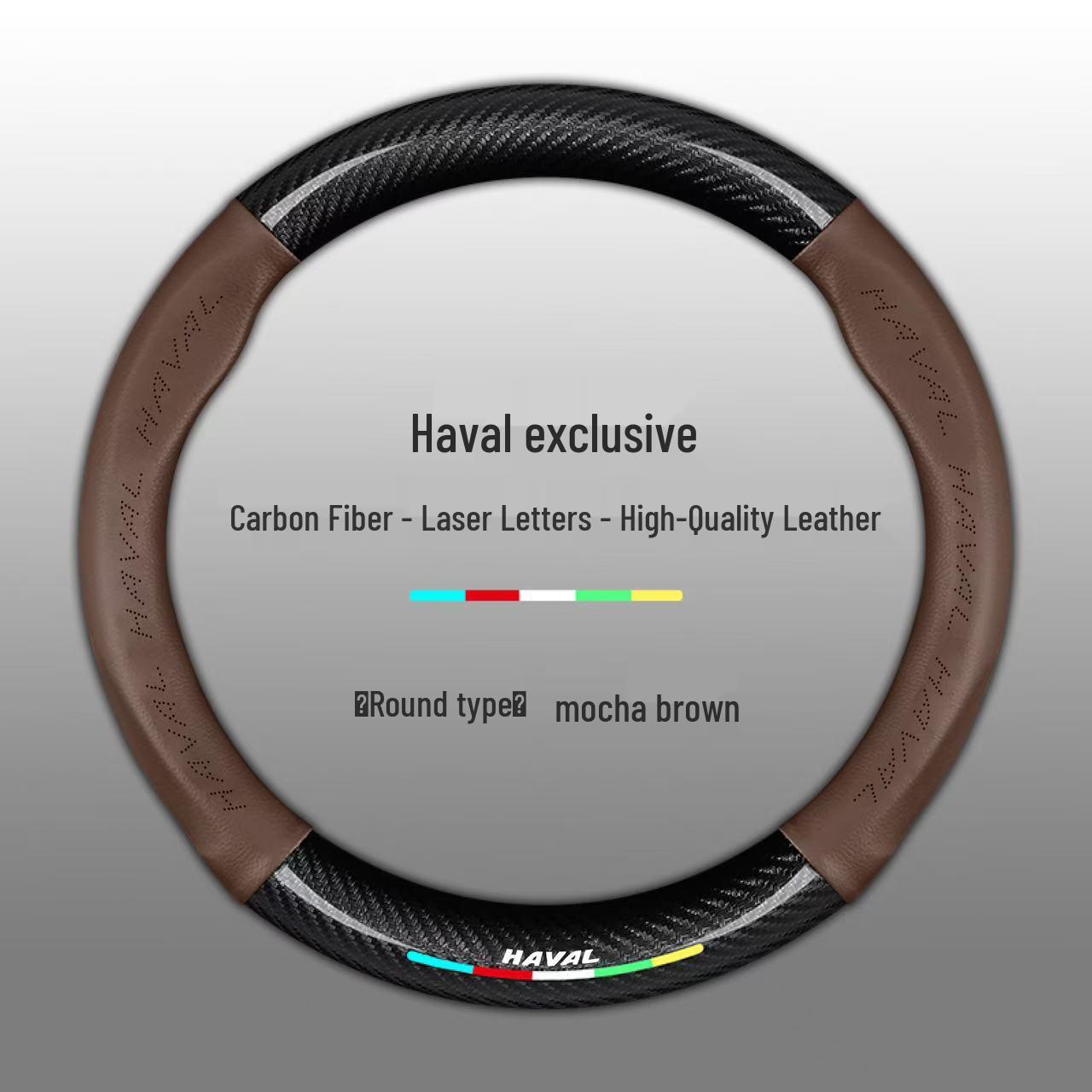 Haval Big Dog Series Steering Wheel Cover - H6, H5, Big Dog Plus, Xiaolong MAX, Menglong H9 38cm
