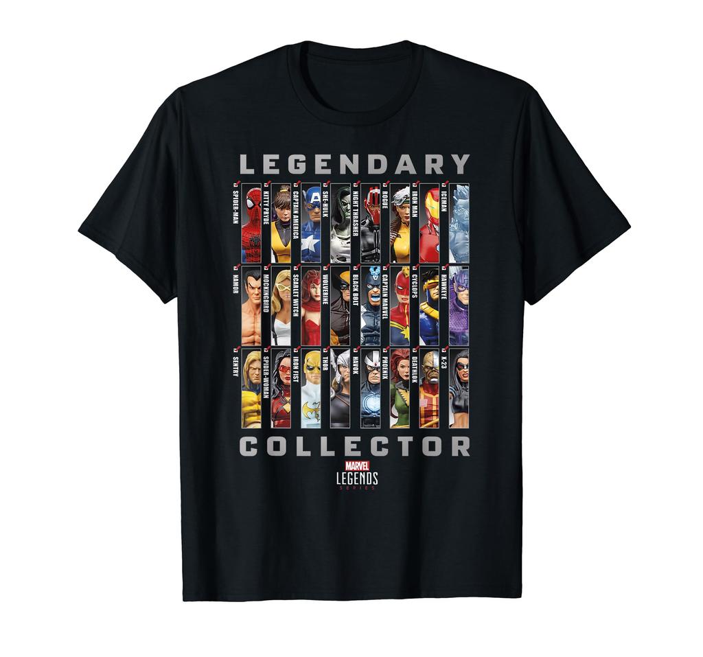 Marvel Legends Series Legendary Collector Checklist T-Shirt