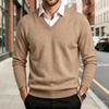 Maglione Pullover in Maglia da Uomo Autunno Inverno, Top Casual Quotidiano per Casa e Uso Esterno