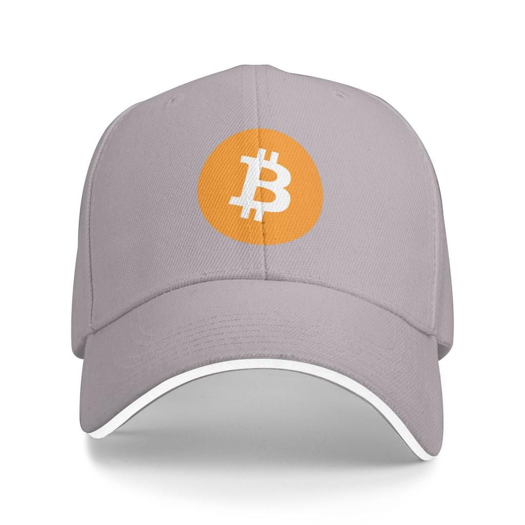 Unisex Baseball Hats Bitcoin Icon Cryptocurrency Art Outdoor Streetwear Summer Sports Baseball Caps Hip Hop Cap Casquette Hats