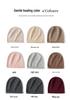 Women's 100% Pure Cashmere Autumn/Winter Versatile Knit Hat - Solid Color, Warm & Stylish