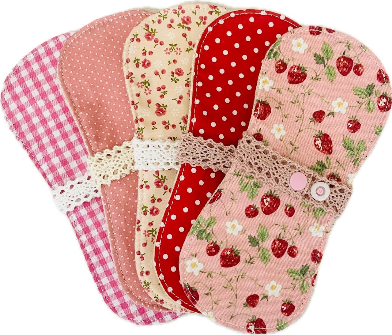 

Солодкі бавовняні серветки для вагінальних виділень Minina Liners 5 шт. Зроблено в Японії (Петіт Беррі)