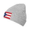 Puerto Rico Flag Unisex Adult Knit Beanie For Unisex Women Warm Snug Hat Cap Knitted Hat