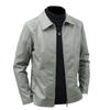 Men’s Slim Fit Leather Jacket with Velvet Lining - Casual Plus Size Lapel Outerwear for Autumn and Winter
