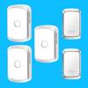 Wireless Self-Powered Doorbell with Three-Way Calling & Long-Distance Waterproof Design for Home Use