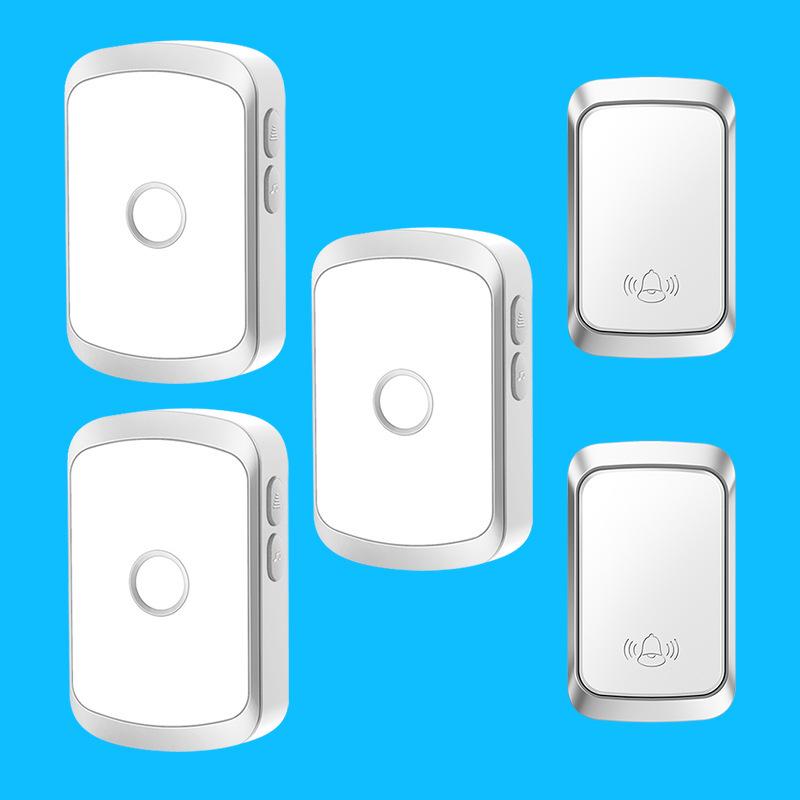 Wireless Self-Powered Doorbell with Three-Way Calling & Long-Distance Waterproof Design for Home Use