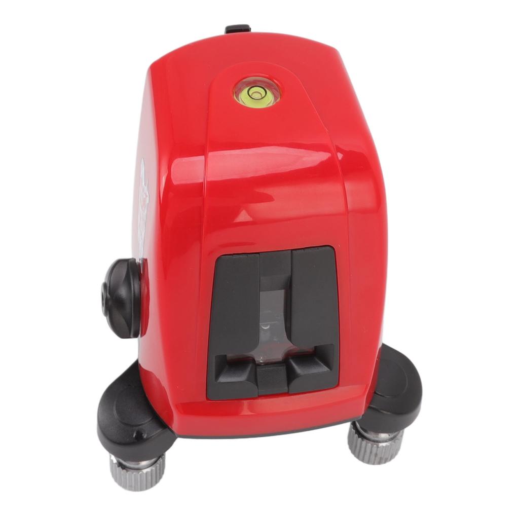 Portable Infrared Level High Accuracy Self Leveling Mini Cross Line Level Tool 2 Lines Red Light