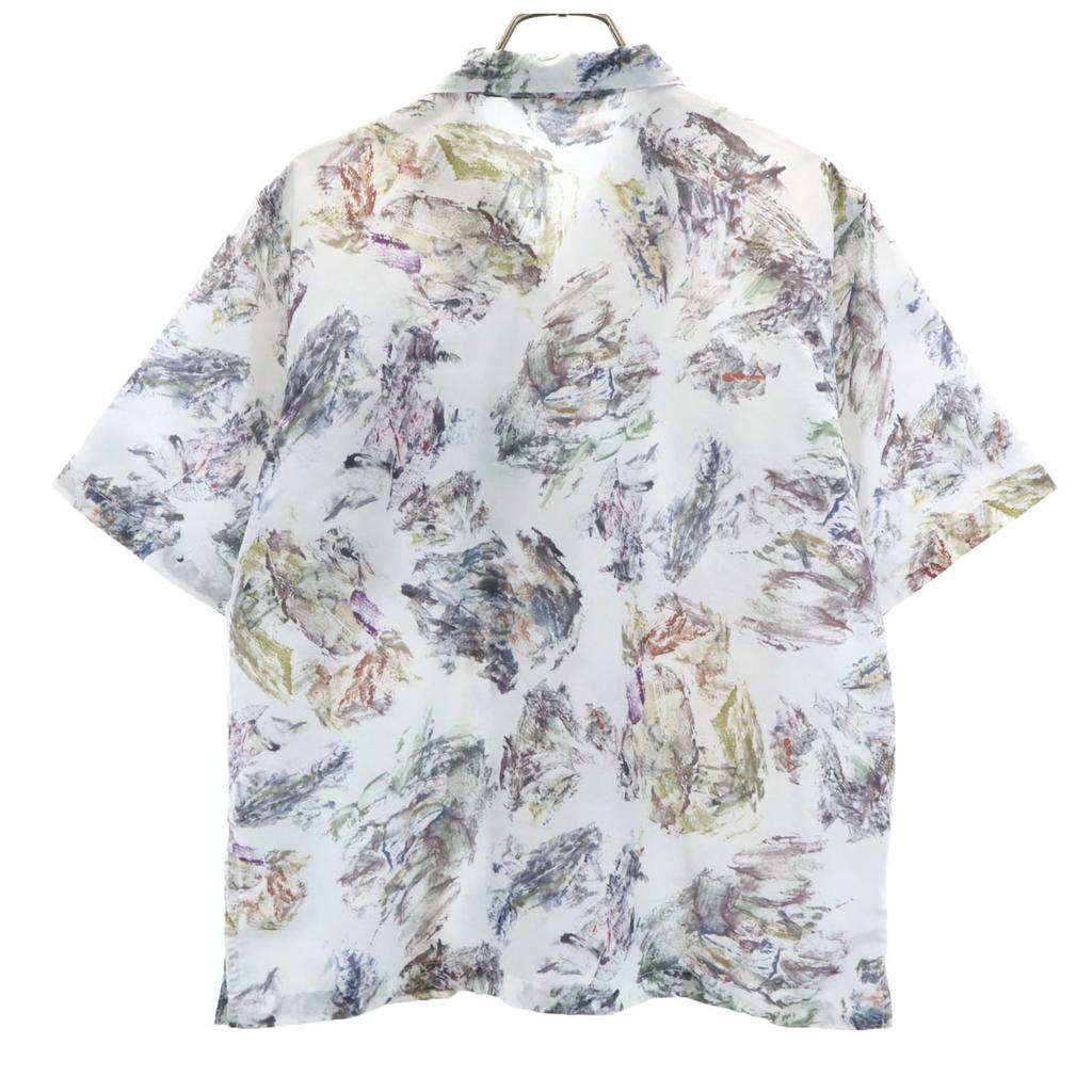 The North Face Overall Handle Short Sleeve Shirt WM White Outdoor NR22204 Women Used