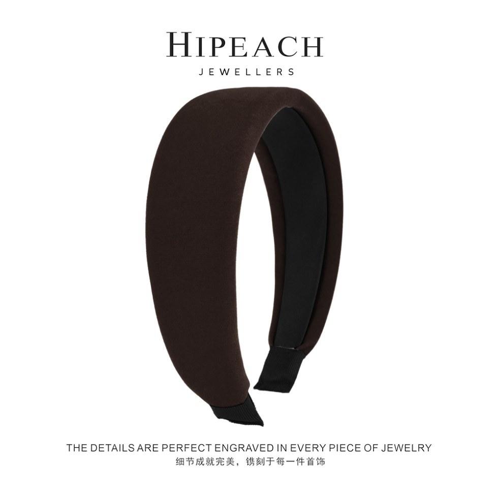 Soft Velvet Sponge Wide Headband Women Autumn Winter High Cranial Top Hair Hoop Comfortable No Tightening Face Slim Hair Accessories