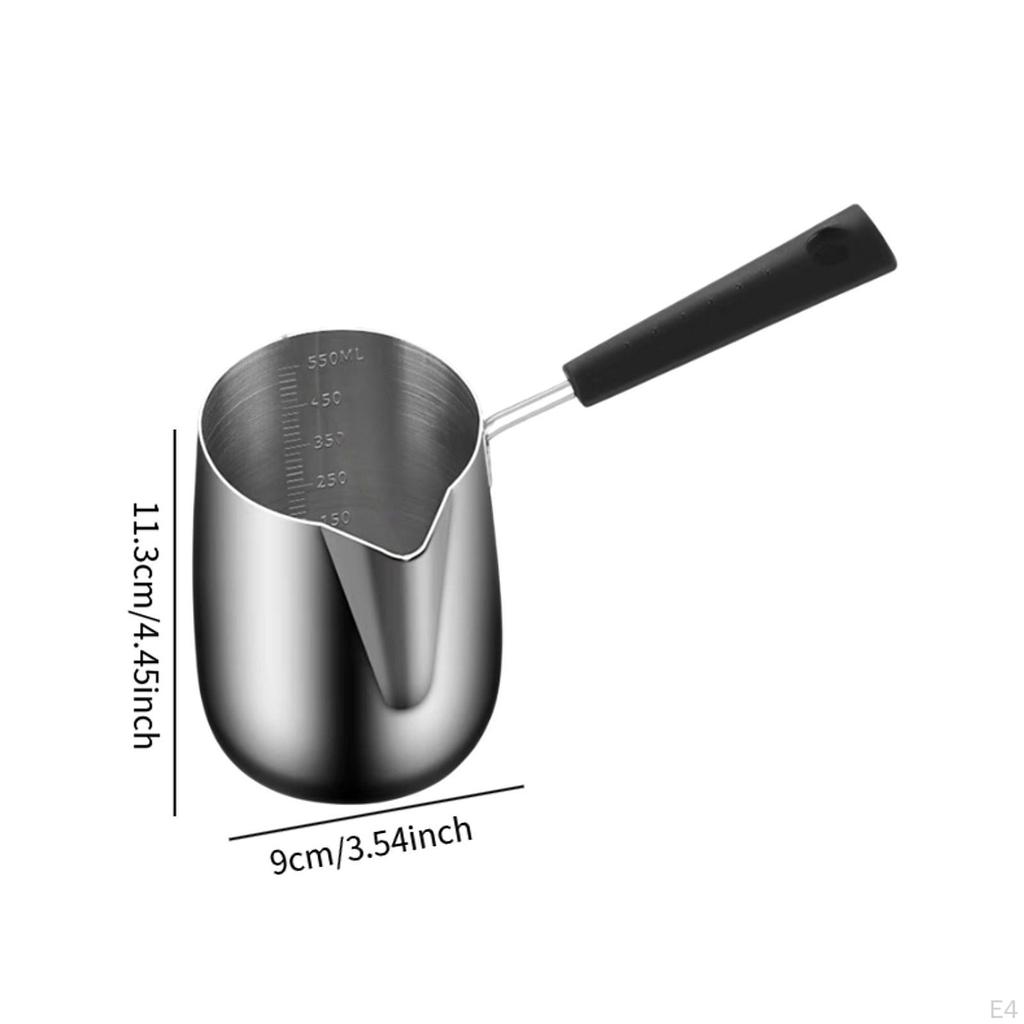 Chocolate Melting Pot Mini Soup Stainless Steel Condiment Sauce Pan Small Saucepan Turkish