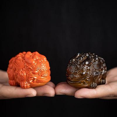 Color-Changing Resin Tea Pet - Mini Zhaocai Pixiu Lion Figurine Cute Kung Fu Tea Set Accessories Unique Tea Table DecorationGift