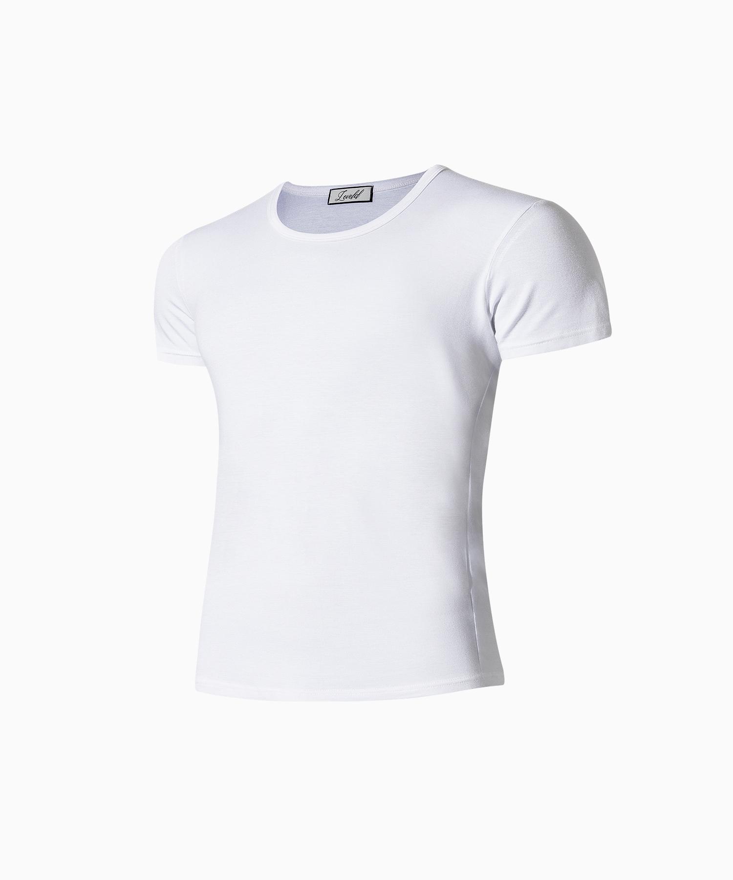 Reve Eld Muscle Fit U-Neck White 1