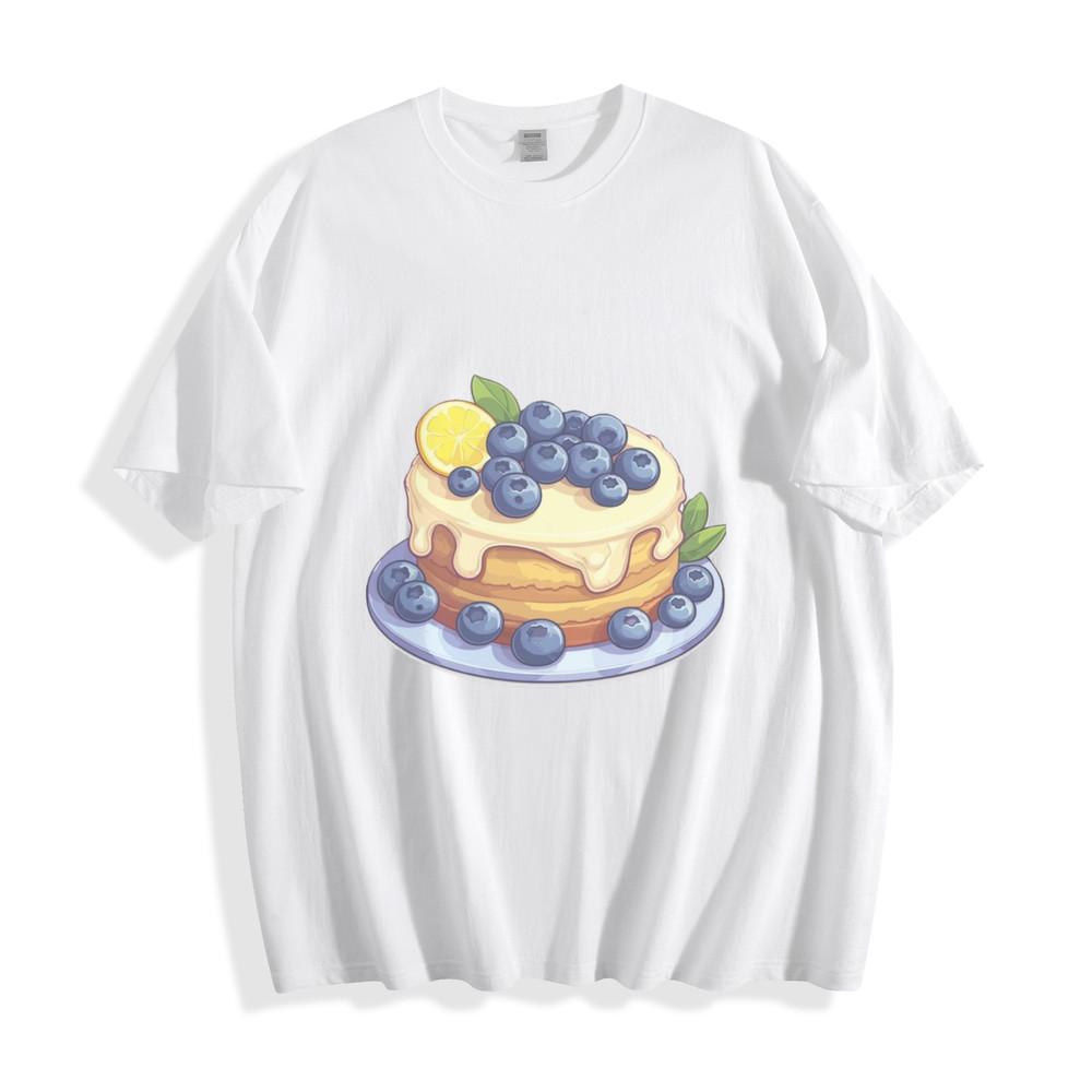Blueberry Bliss Cake T-Shirt - Fresh and Zesty Dessert Vibes Unisex Tee