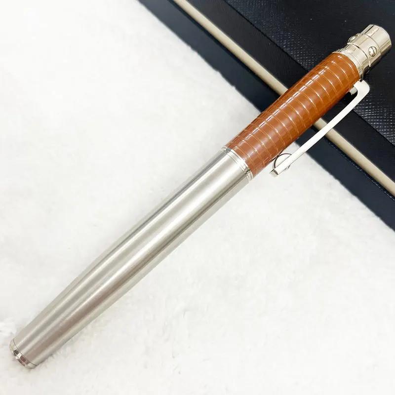 Rollerball Ballpoint Pen Blue Carving With Serial Number Writing Smooth Stationery