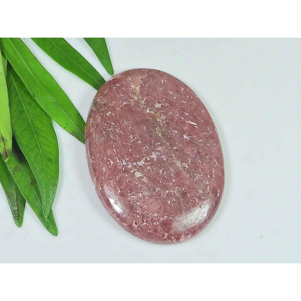 30X41X05MM Natural Red Rhodonite Quartz Oval Cabochon Loose Gemstone SK-3761