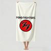 Rockband F-Foo F-Fighters Handtuch Trockentuch Badehandtuch Anwendbar für Leichtes Schwimmen Camping Yoga Strand Aus