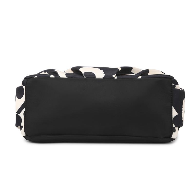 Women's Nylon Crossbody Bag Floral Leopard Print Shoulder Bag Lightweight Casual Messenger Bag for Daily Travel