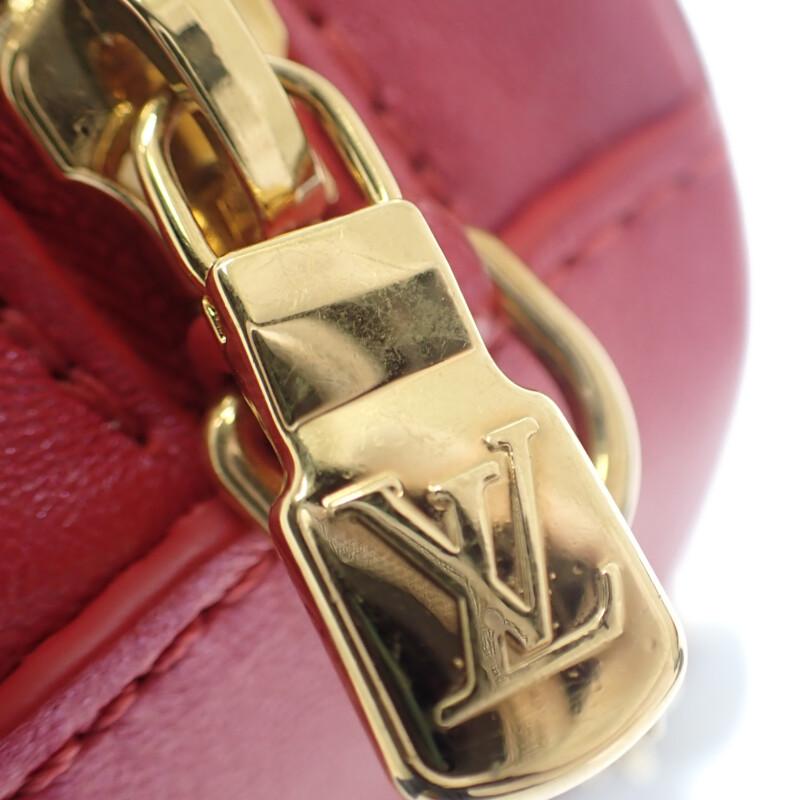LOUIS VUITTON  M80837 Monogram Shoulder Bag Red leather Women