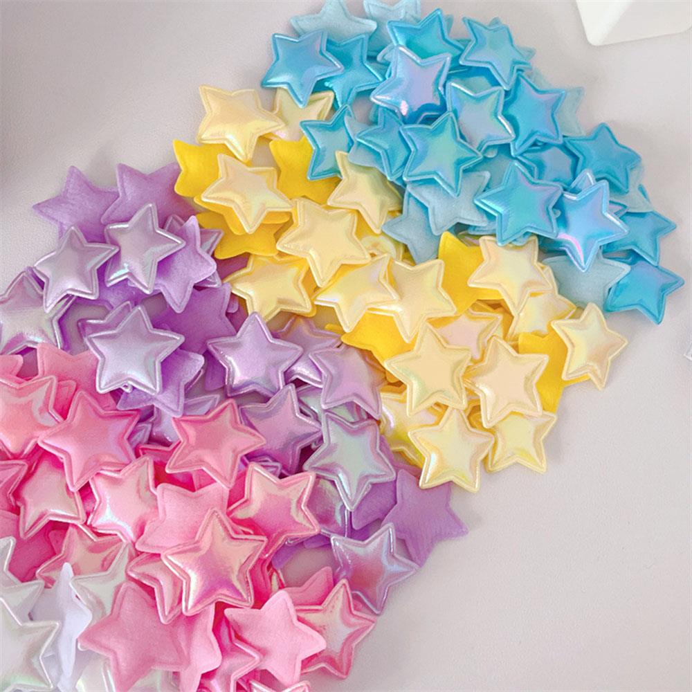 10pcs Card Cover Decorative Accessories Materials Five-Pointed Star Accessory DIY Gift Decoration Packaging Girl Heart Cute