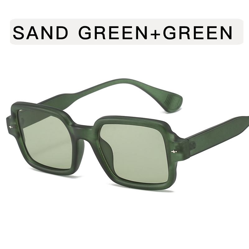 

Солнцезащитные очки в европейско-американском стиле, женские модные трендовые солнцезащитные очки квадратной формы для женщин, для путешествий на море, мужские очки