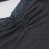 Sweet Girly Lace Halter Vest - Simple Solid Color Versatile Camisole Top
