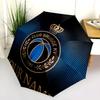 1 PC Automatic Folding Umbrella - Club Brugge KV Custom Name Pattern, Portable & Foldable Design with 8 Ribs, Christmas Birthday Gifts