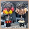 6pcs 30-Inch Transparent Bobo Balloons Fillable Clear Bubble Balloon for Wedding Birthday Party Decoration Air Helium Ballon