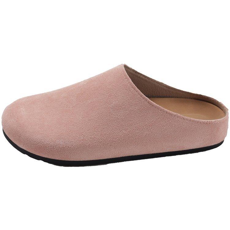 Lazy Shoes French Retro Outer Wear Boken Shoes Slippers One Pedal Versatile Casual Half Drag Early Spring New Bag Head Drag