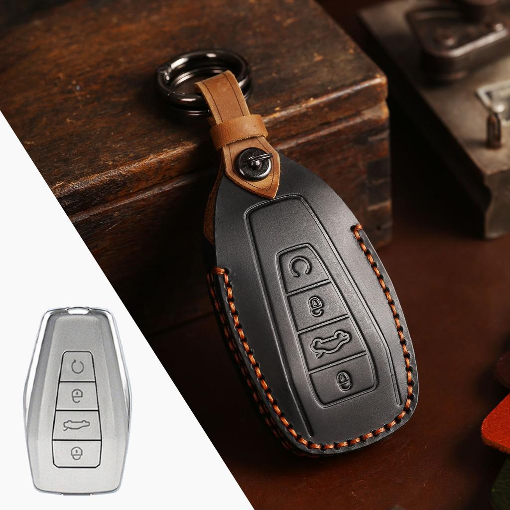 Applicable to Geely key case Binrui Colorful Xingrui Emgrand GS Vision leather car key case purely handmade