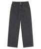 BROWNBREATH W.Speaker Straight Denim Pants - Dark Gray