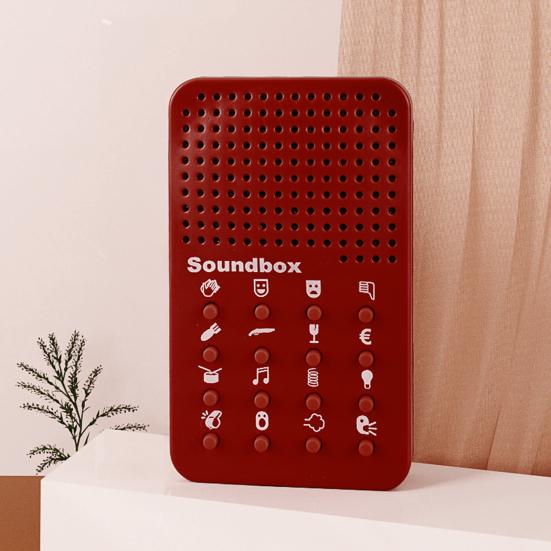 Soundmaschine für Kinder mit 16 lustigen Soundeffekten, elektronischer Furzgeräusch-Soundmaker, Soundbox, Spielzeug, Streich, Requisite, Geschenk für Kinder und Erwachsene
