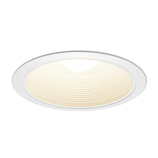 

Toshiba LEDD28005 Downlight, 150mm Diameter Recessed Hole, M-Shaped (Standard Type), E26 Base, Pure White Reflector, with Baffle (Lamp Sold
