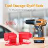 2/5 Packs Electric Drill Power Tool Bracket Lightweight Tool Holder Eco-friendly ABS Easy Install for MilwaukeeM12 Products