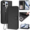 Wallet Flip Case For iPhone 17 16 15 14 13 12 11 Pro Max Air 8 7 Plus X XS XR SE 2020 2022 16e 17e PU Leather Cover with Card Slots