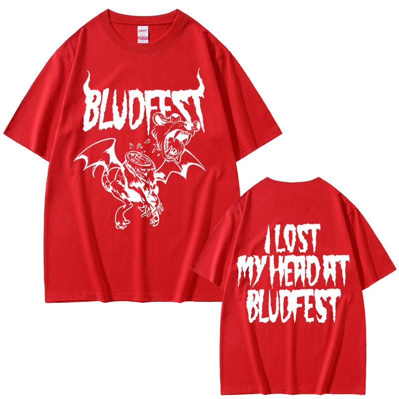 

Лето 2025 Певец Yungblud Bludfest Мерч Мужчины Женщины Мода Рок Футболки с коротким рукавом Мужские Повседневные Хлопковые Оверсайз Футболки XL