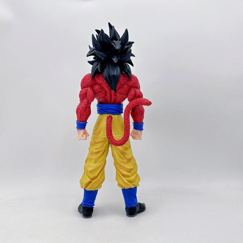 32CM Anime Dragon Ball GT Son Goku Super Saiyan 4 Standing Model Toy Gift Collection Action Figure PVC Extra Large Model