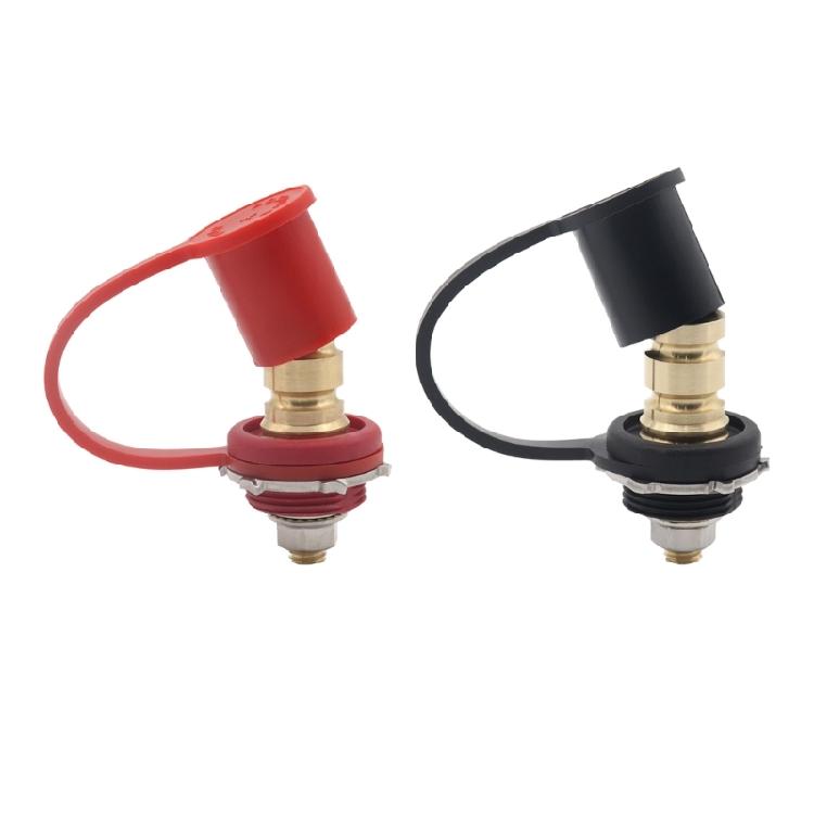 2Pcs 250A Battery Charging Jumper Post Battery Charging Post 3/8" Stud Jump Post