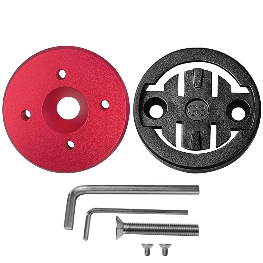 MTB Bike Computer Holder Aluminium Alloy Bicycle Stopwatch Mount Bicycle Computer Bracket for Garmin 28.6mm Top Cap Bicycle красный