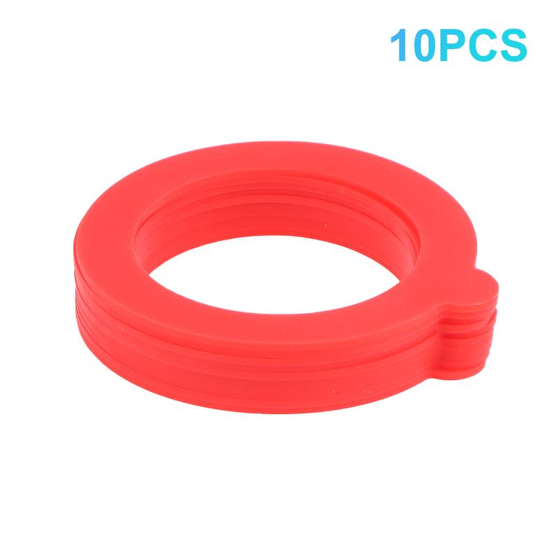 10 Stück Ersatzdichtung Luftdichtes Silikonsiegel Glasbehälter Dichtung Dichtring Dichtung für Bügelverschluss Aufbewahrungsbehälter Glas Einmachglas