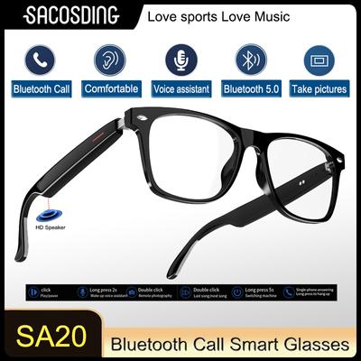 Smart Glasses Bluetooth Call Voice Assistant Listen Music Audio Glasses Smart Sports Polarized Sunglasses Anti-Blue Eyeglasses