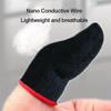 10PCS Anti-Sweat Gaming Finger Sleeves Breathable Gaming Fingertip Covers  for Smartphones
