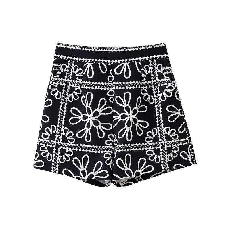 

Kaslead New Arrival Women s Clothing Fashion Style Fashion Minimalist Print Cotton Coat Jacket Casual Shorts Suit Shorts L