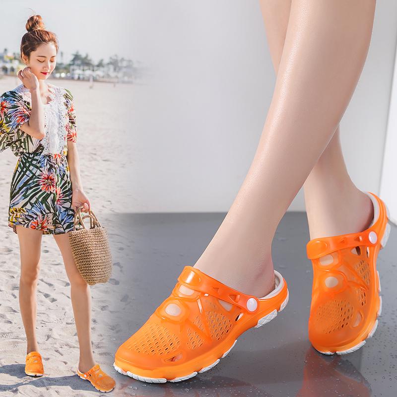 Nowe modne buty damskie buty plażowe sandały, buty z dziurami