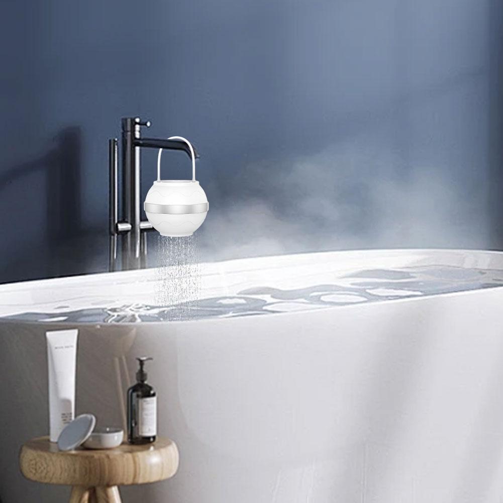 Badewasserfilter Entfernt Chlor Verbessert die Wasserqualität Badewasserfilter Badfilter für Wanne für Weichere und Gesündere Haut