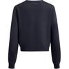 Emporio Armani FW23 Letter Logo Print Crew Neck Long Sleeve Sweatshirt Women Sweatshirt Navy-Blue 8N2M9E-2J49Z-F902