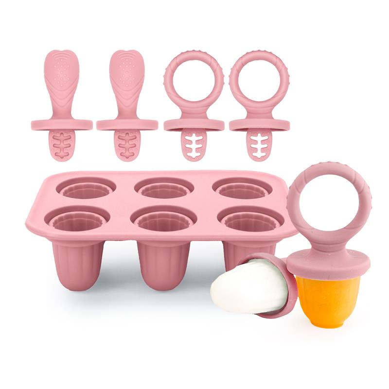 Mini Silicone Ice Lolly Mould for Baby with Teething Sticks for Kids Little Hands, BPA Free Safe Toddler Design Children Small Popsicle Mold